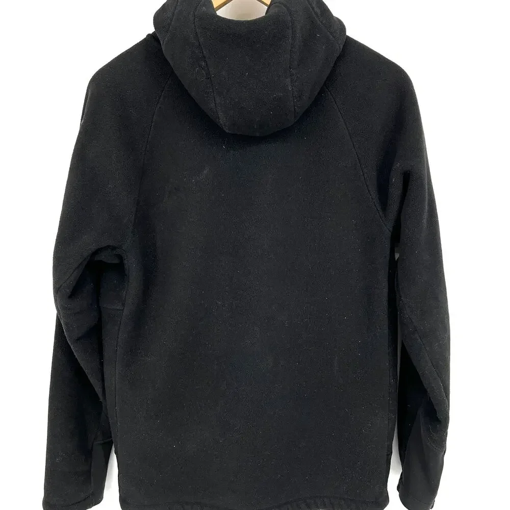 The North Face Size S Black Fleece Full Zip Hoodie Jacket
